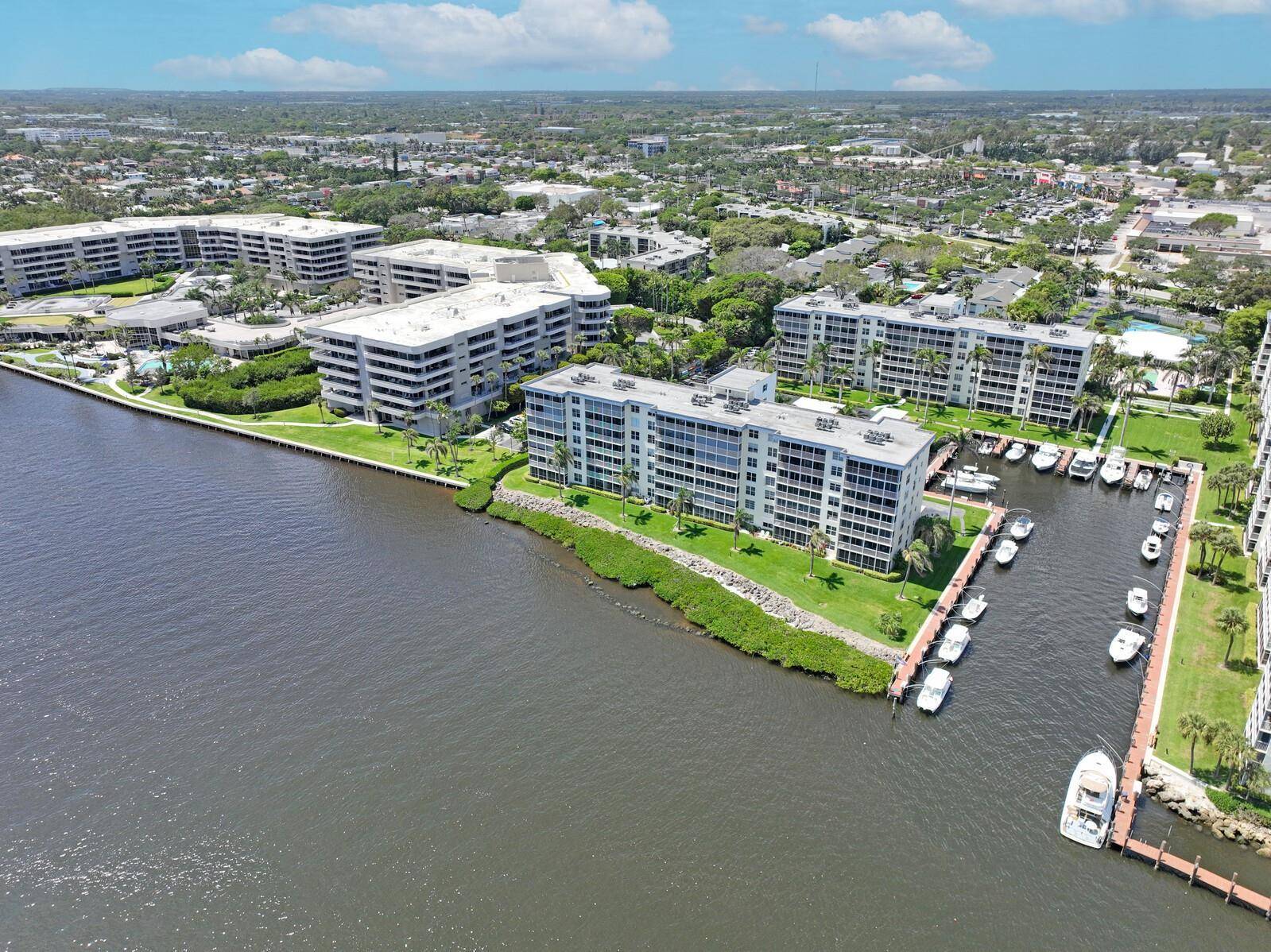 Stunning, completely renovated 2 2 penthouse suite with breathtaking water views of the Intracoastal and marina with a slight ocean view.