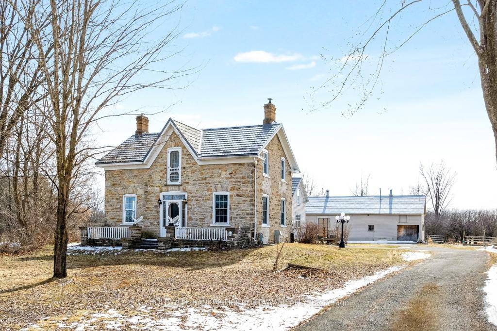 Set on a 1. 88 acre estate on the edge of historic Perth, this 1875 stone home offers timeless charm, thoughtful updates, and room to grow.