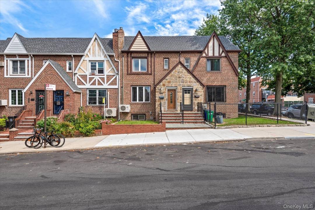 House is a one family house, brick, attached, 3 bedrooms, 2 bathrooms.