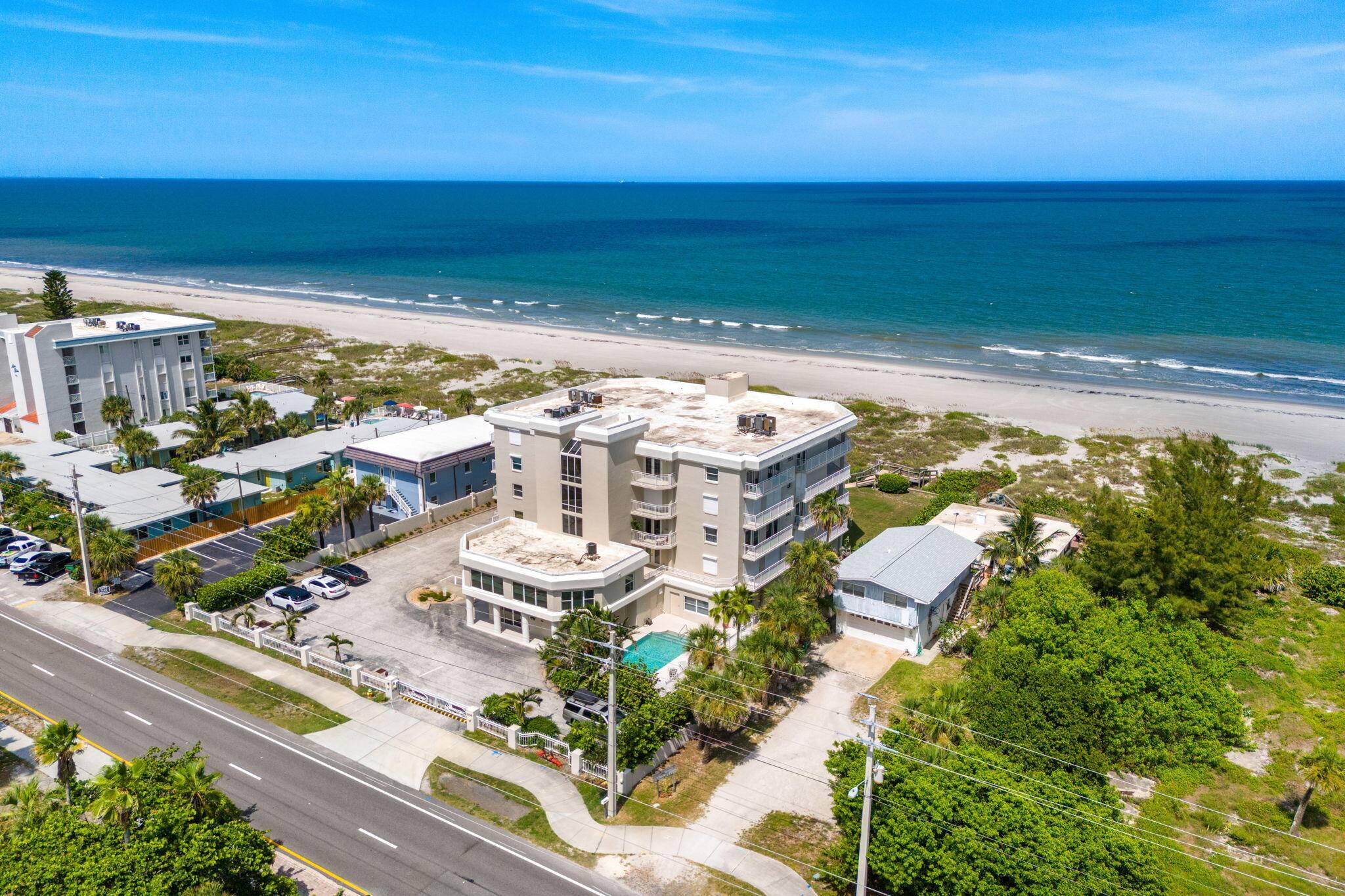 Nestled in the southern end of Florida's famous Cocoa Beach, discover this boutique, oceanfront luxury condo complex !