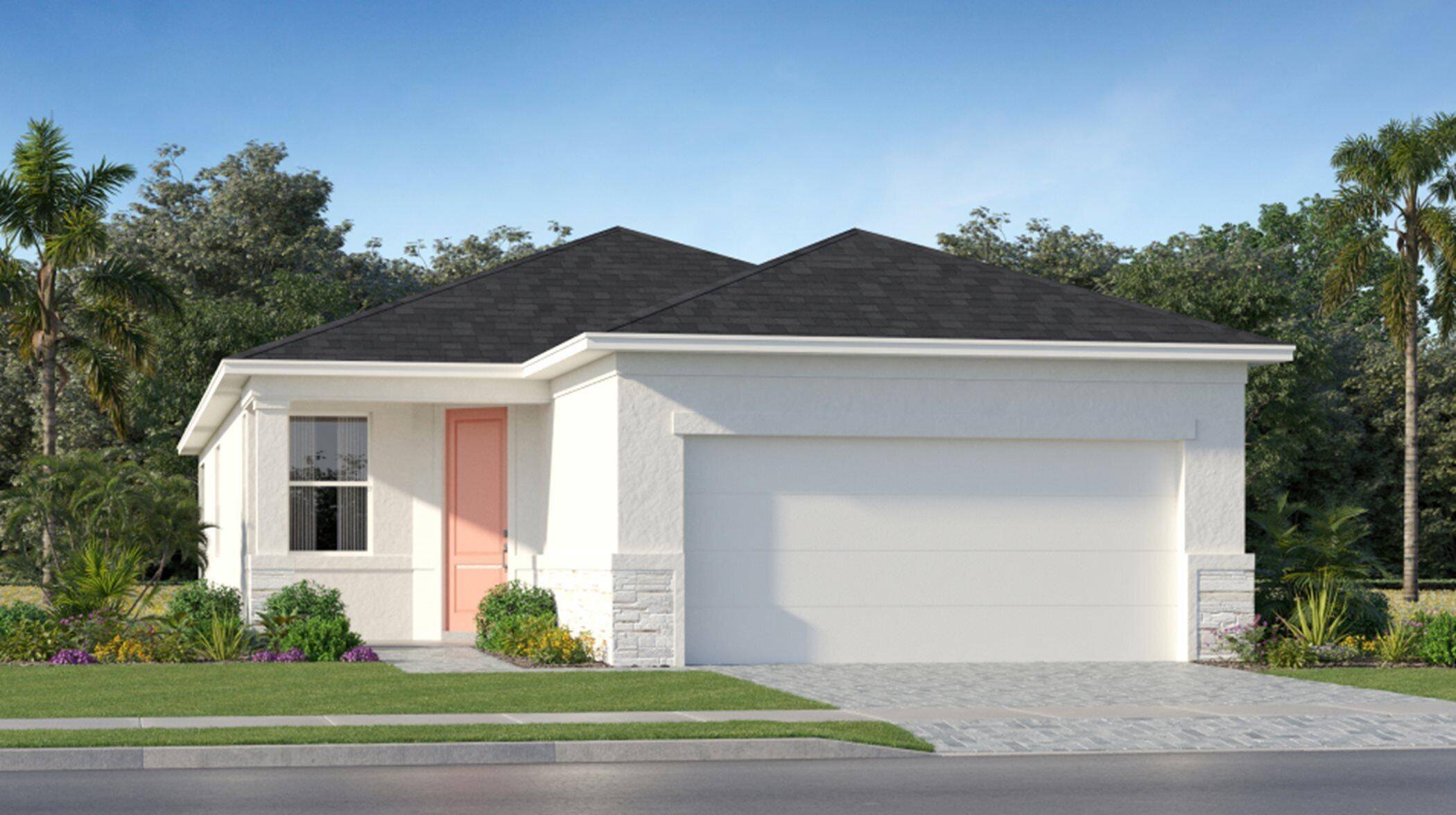This new single story home features an open layout that prioritizes ease of living and entertaining.