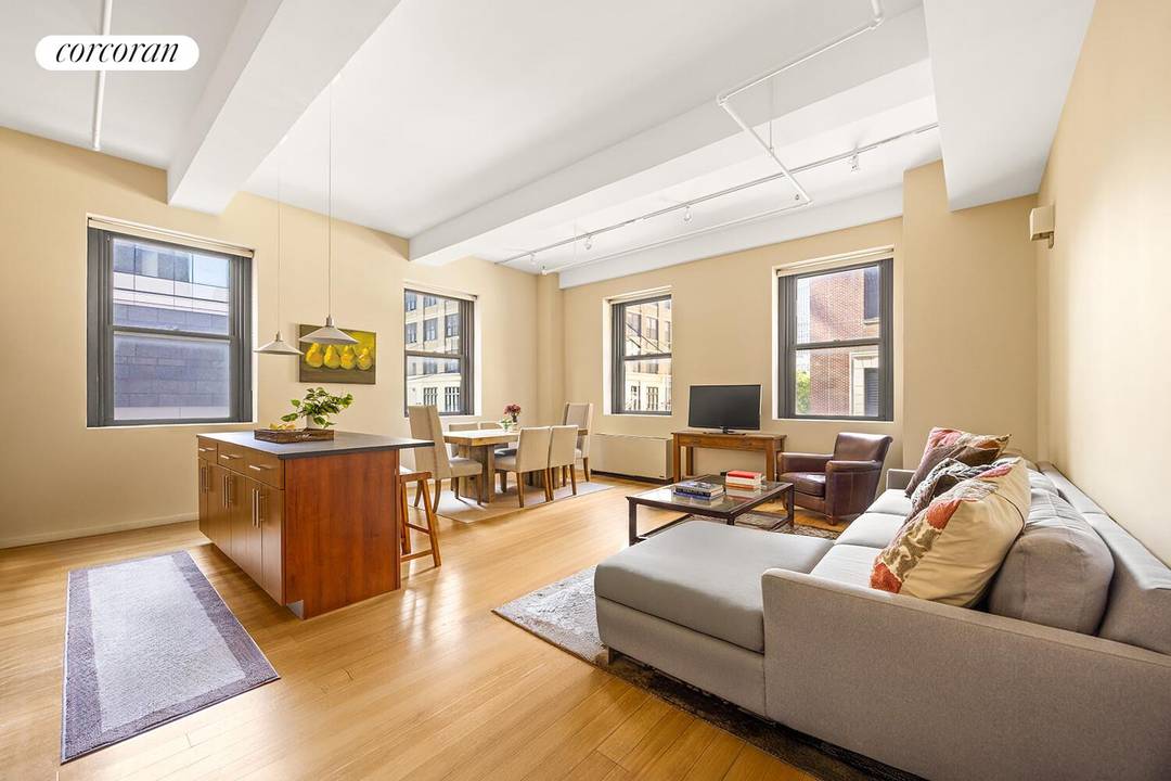Live in the BellTel Lofts, a beautiful landmarked Art Deco building in the heart of downtown Brooklyn.