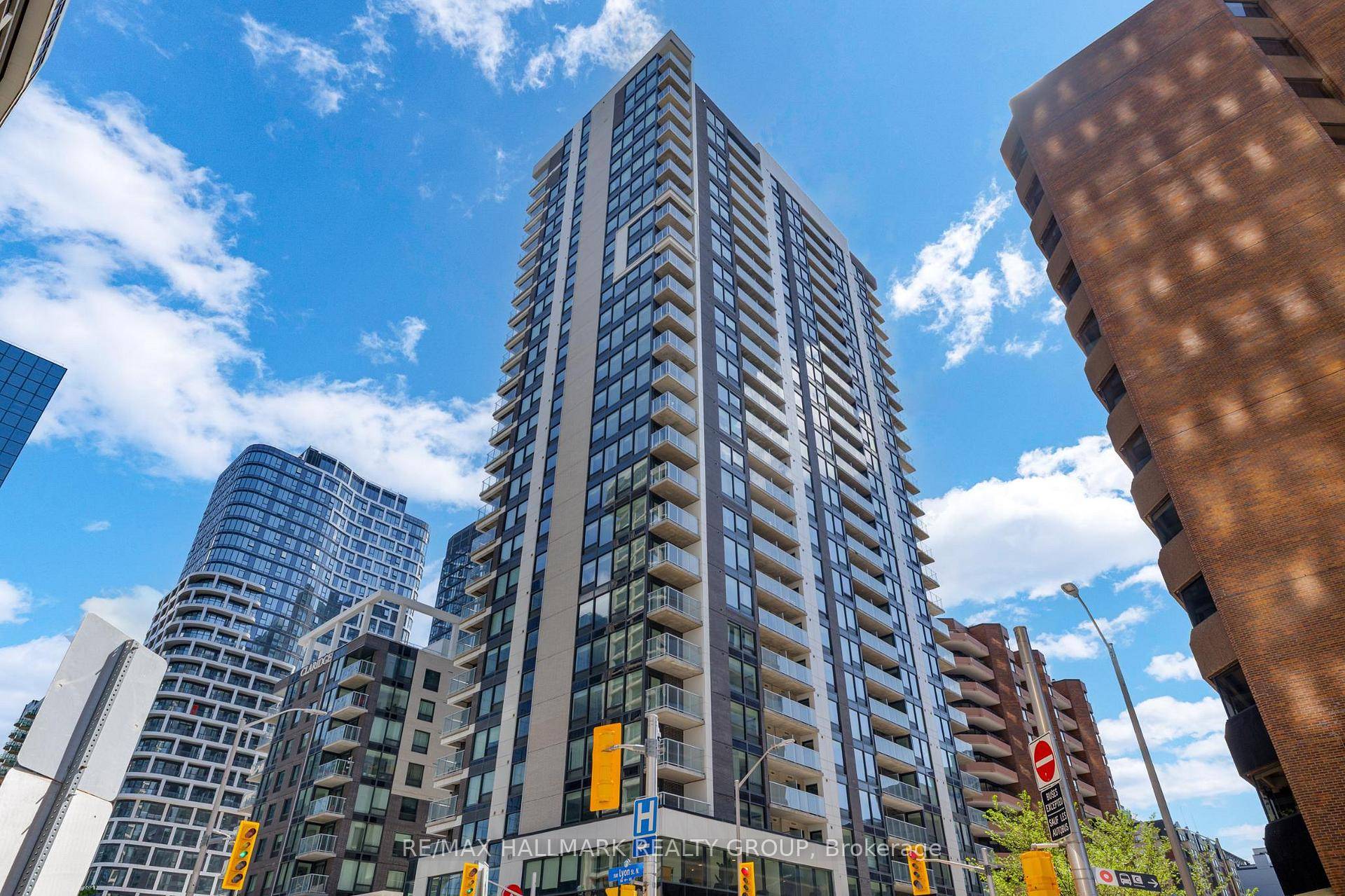 Live in the heart of the action in this stylish condo at the Claridge Moon.
