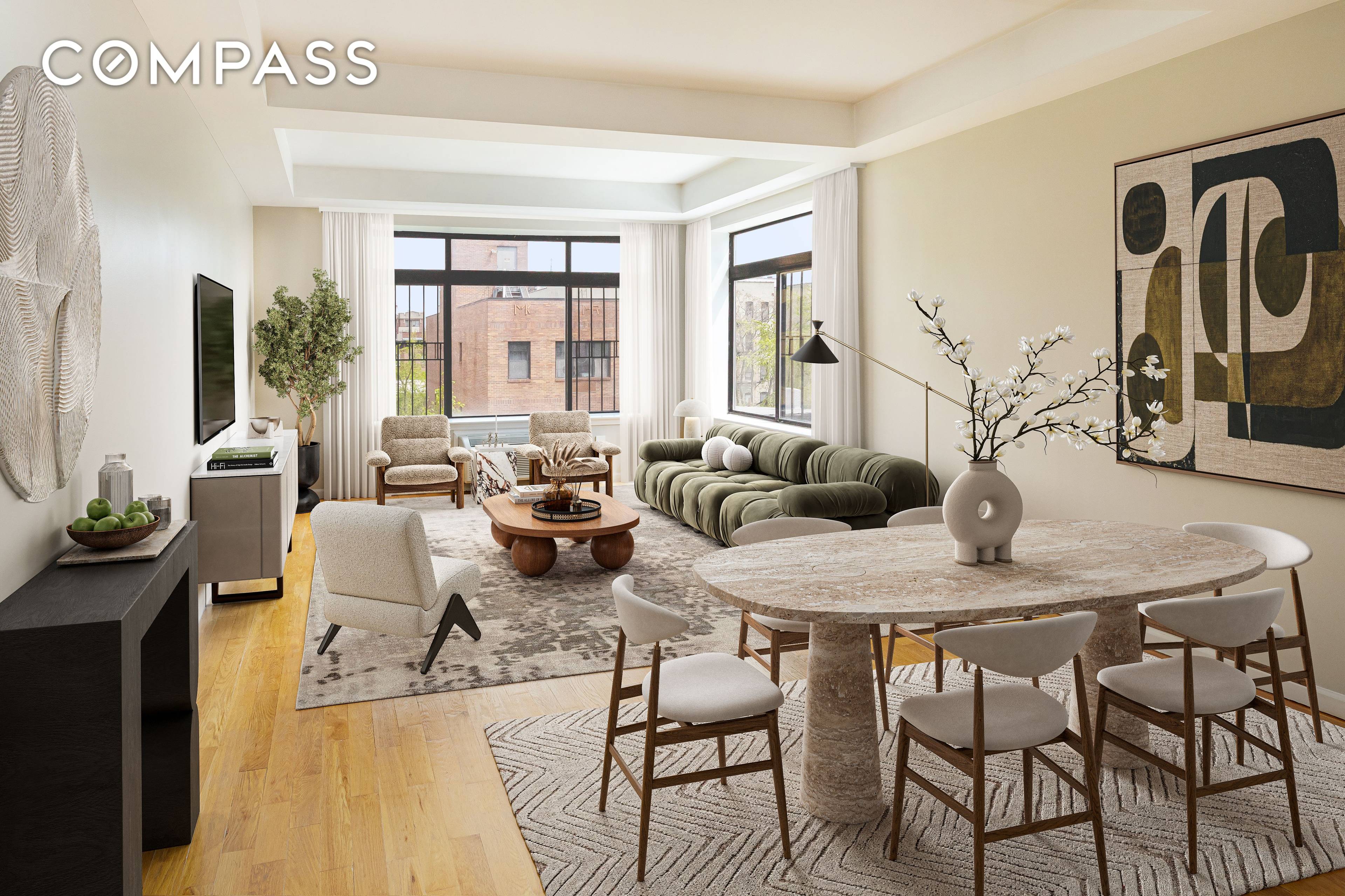 Newly renovated, huge apartment that feels like a home.