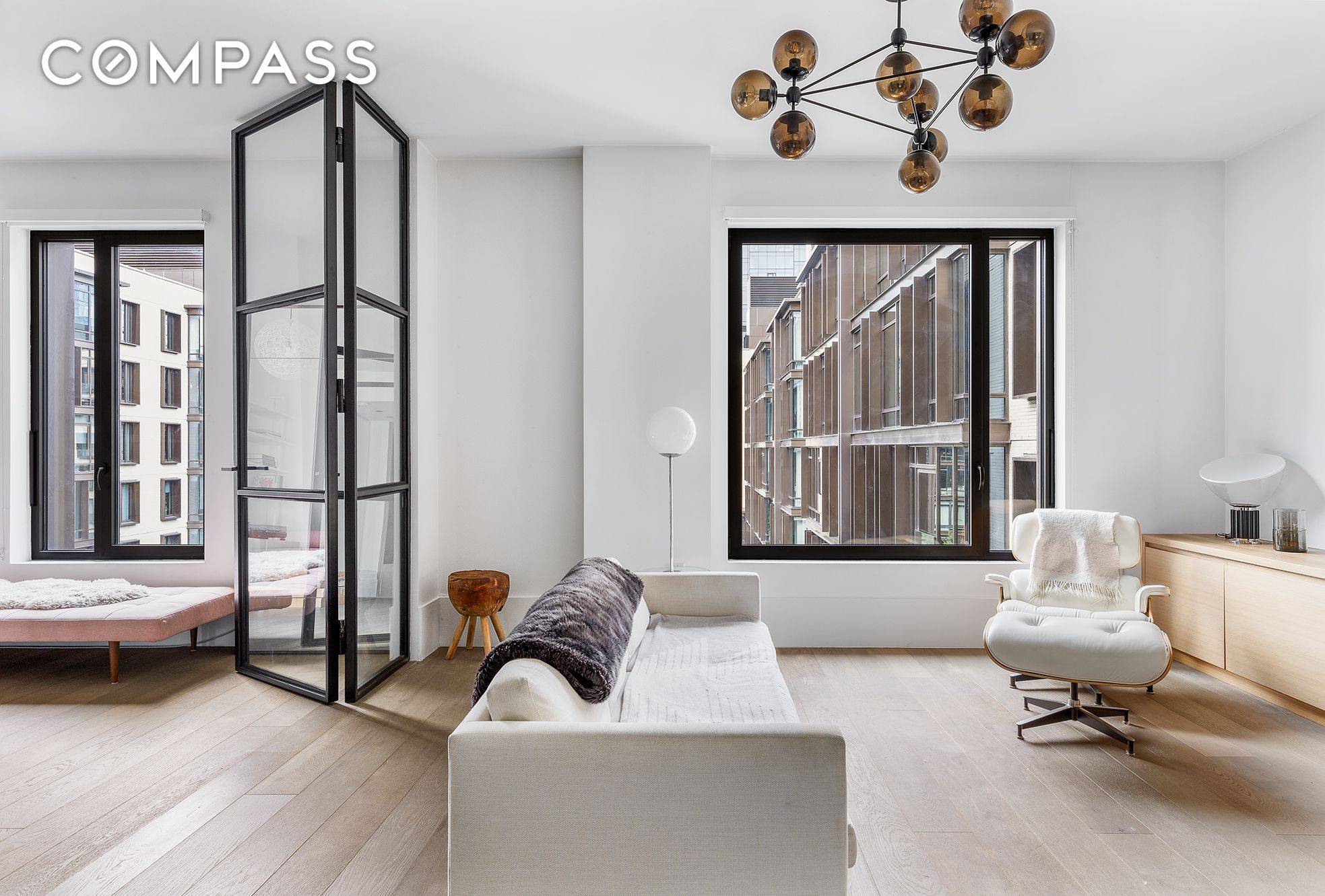 A rare full city block development designed by famed Dutch designer, Piet Boon this stunning two bedroom, two bathroom is available for rent in the prime neighborhood, Williamsburg !