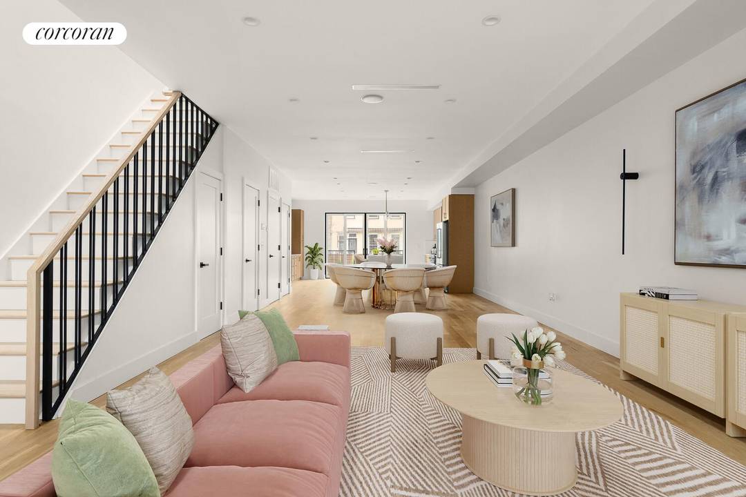 Welcome to 1489 Jefferson Avenue, a uniquely HUGE 20 foot wide, 55 foot deep, top of the line designed and crafted townhouse set on one of Bushwick's most beautiful tree ...