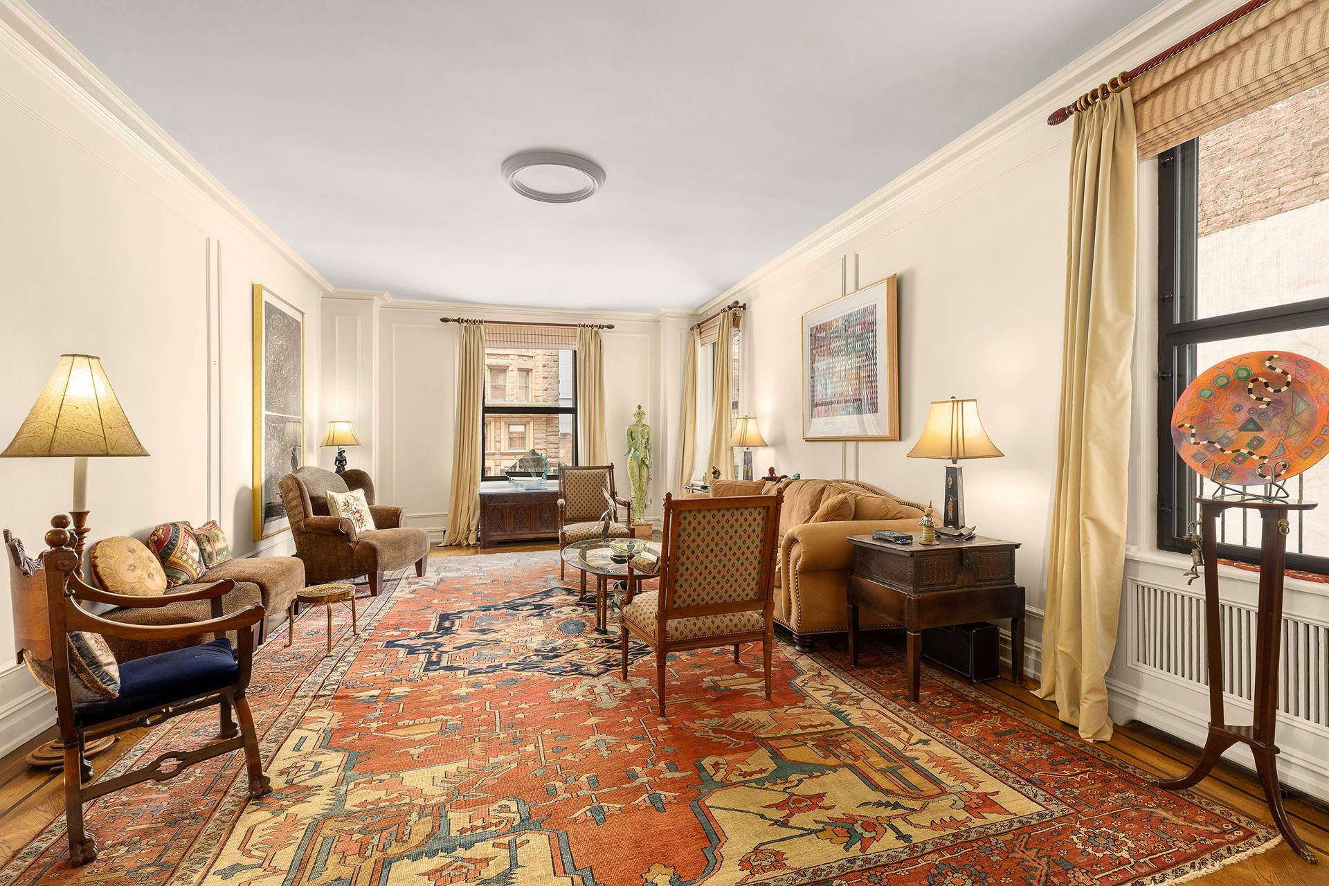 Classic 6 Condominium at The Briarcliffe Timeless Prewar Elegance Across from Carnegie Hall Welcome to this extraordinary Classic 6 at The Briarcliffe, a prewar condominium on prestigious West 57th Street, ...