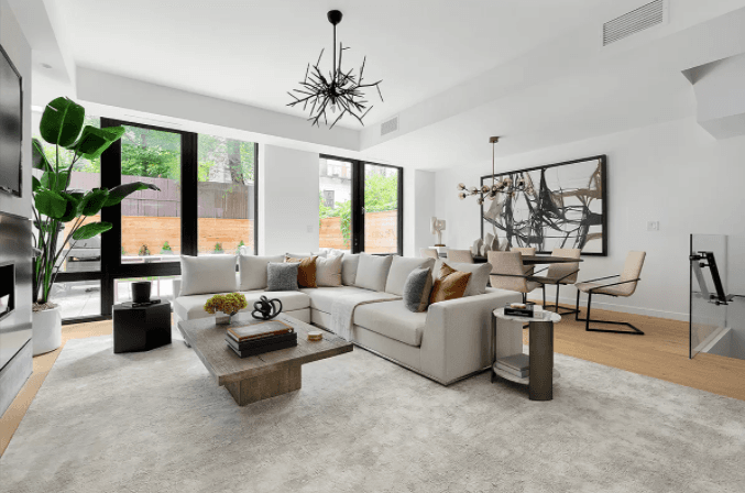 Townhouse Two is a three level, three bedroom residence which features a bright south facing garden.