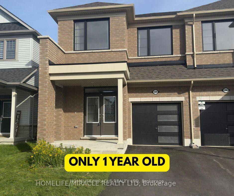 BEAUTIFUL MODERN ELEVATION 1 YEAR New Semi Detached HOUSE Duncan Model, Open Concept 4 Bedrooms And 3 Washrooms House In the New highly sought after area of Fergus.