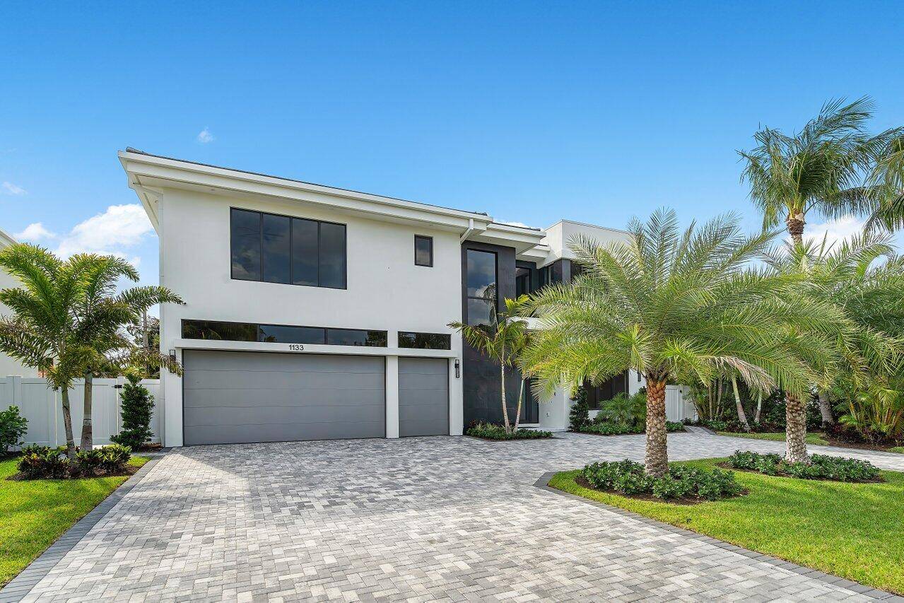 Located just blocks from Mizner Park and Downtown Boca, this just completed home features a new twist on Boca Villas living.