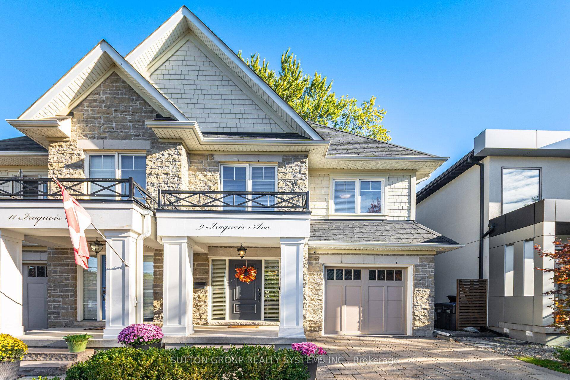 Welcome to 9 Iroquois Avenue, a stunning custom built semi detached home in the heart of Port Credit Village, Mississauga.