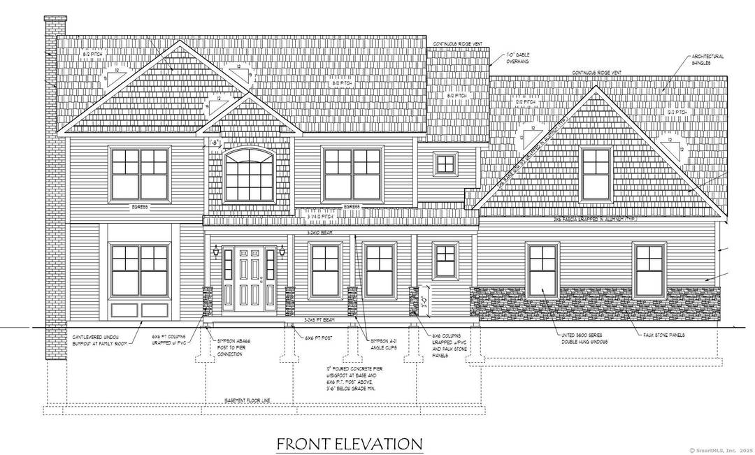 New offering on this lot, The Whitworth, a spacious 6 room, custom built ranch.