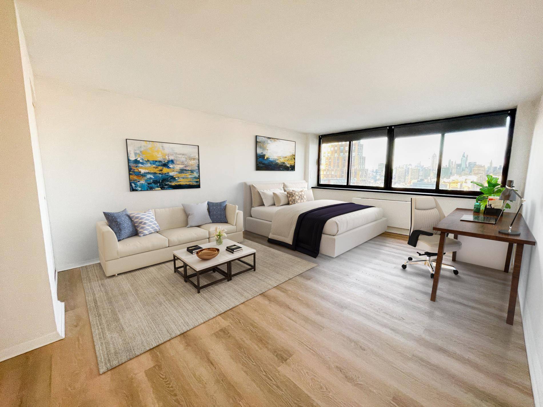 Welcome to a desirable Tribeca home at 376 Broadway, a 465 square feet studio condominium with a stunning, unobstructed view of the Empire State Building.