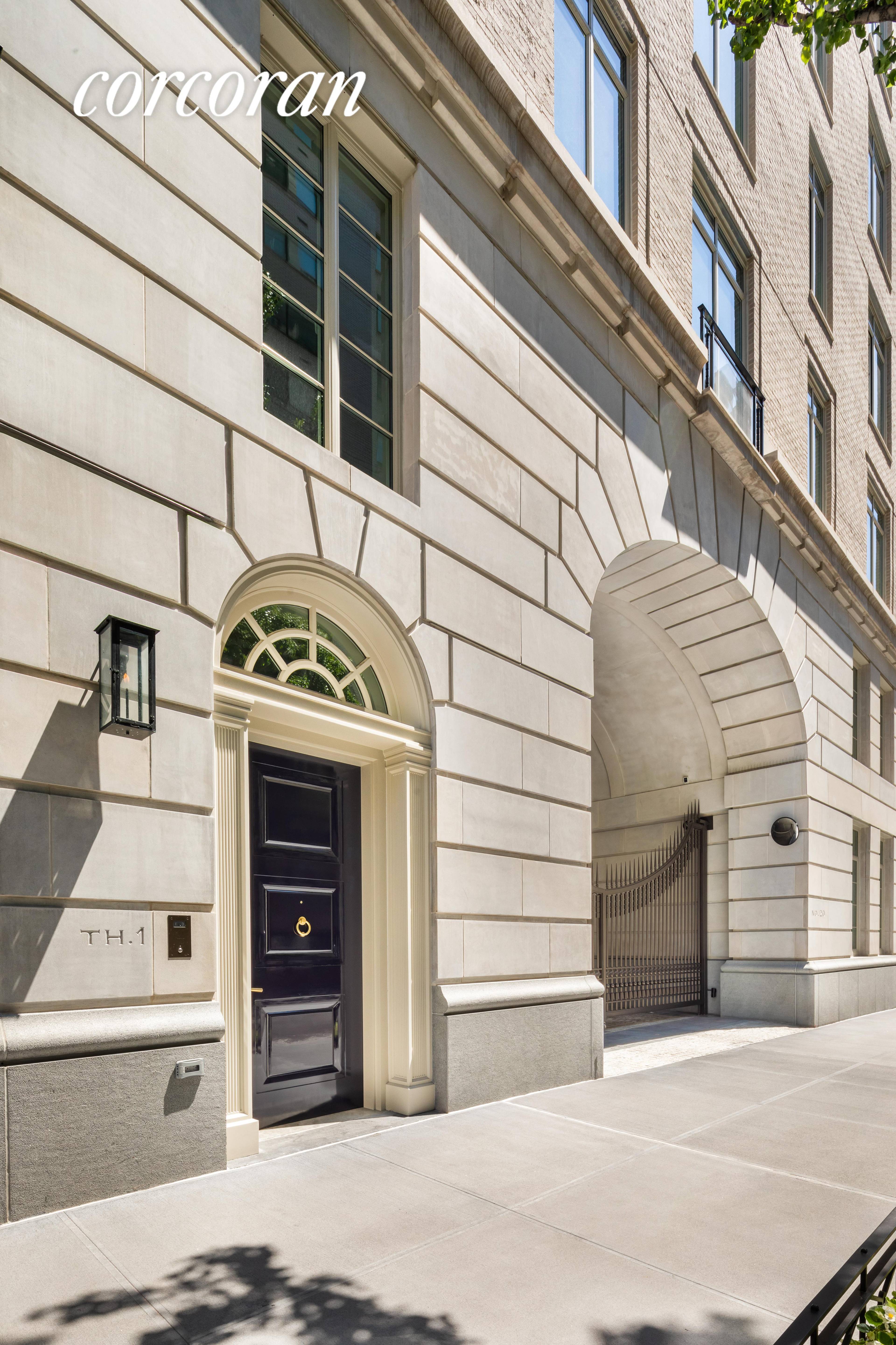 20 East End Avenue's stunning three story townhome custom designed by the world renowned architect Robert A.