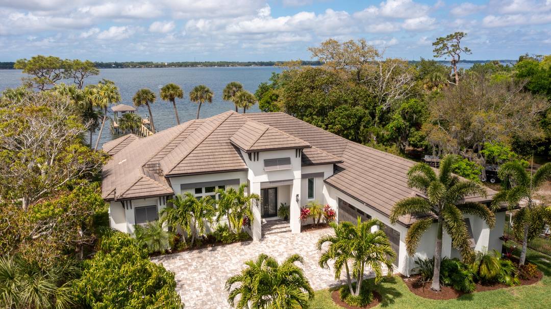 Spectacular Riverfront residence on a quiet peaceful tropical paradise.