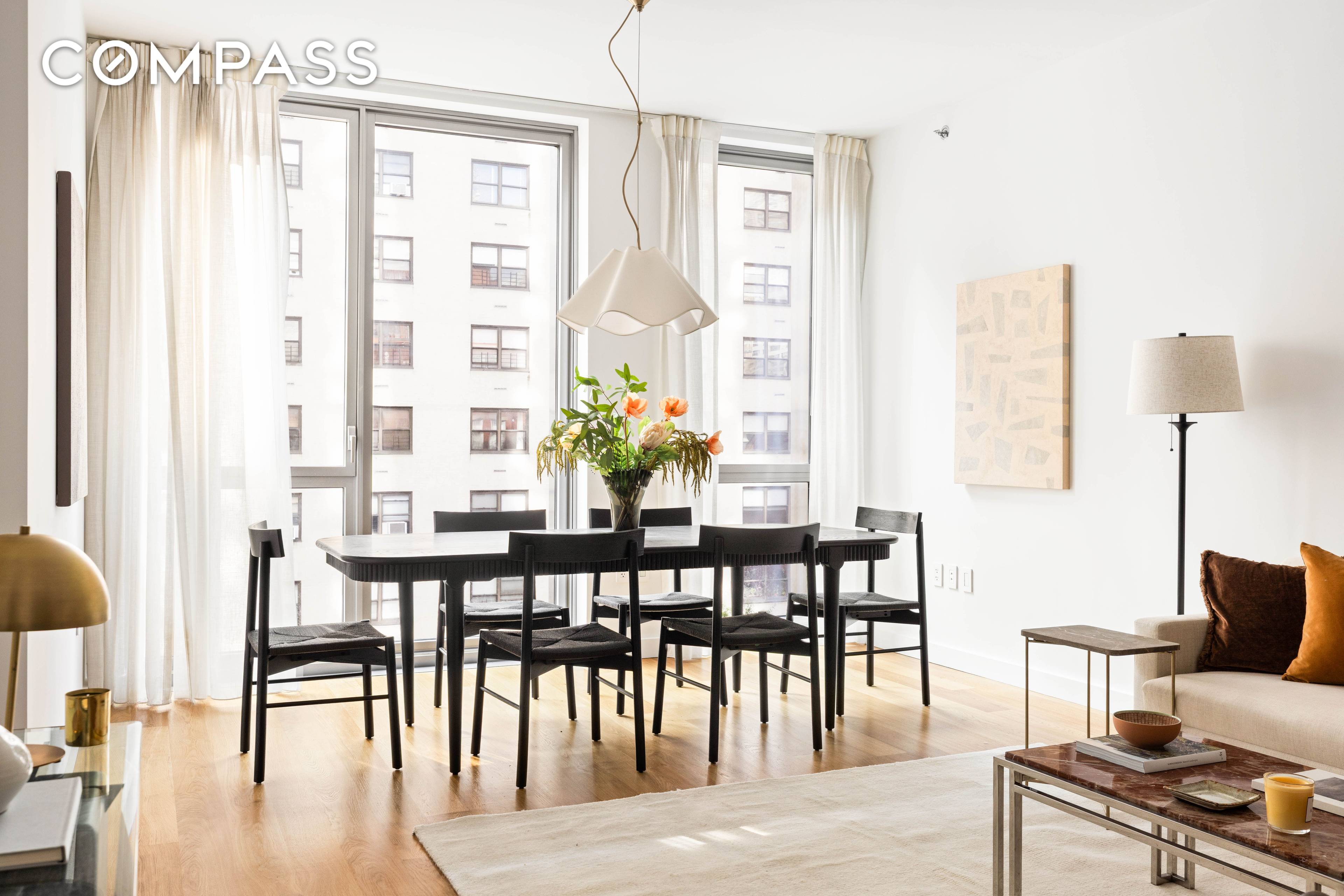 Welcome to this beautifully crafted 2 bedroom, 2 bath residence at Citizen360, a luxury condominium designed by SHoP Architects.