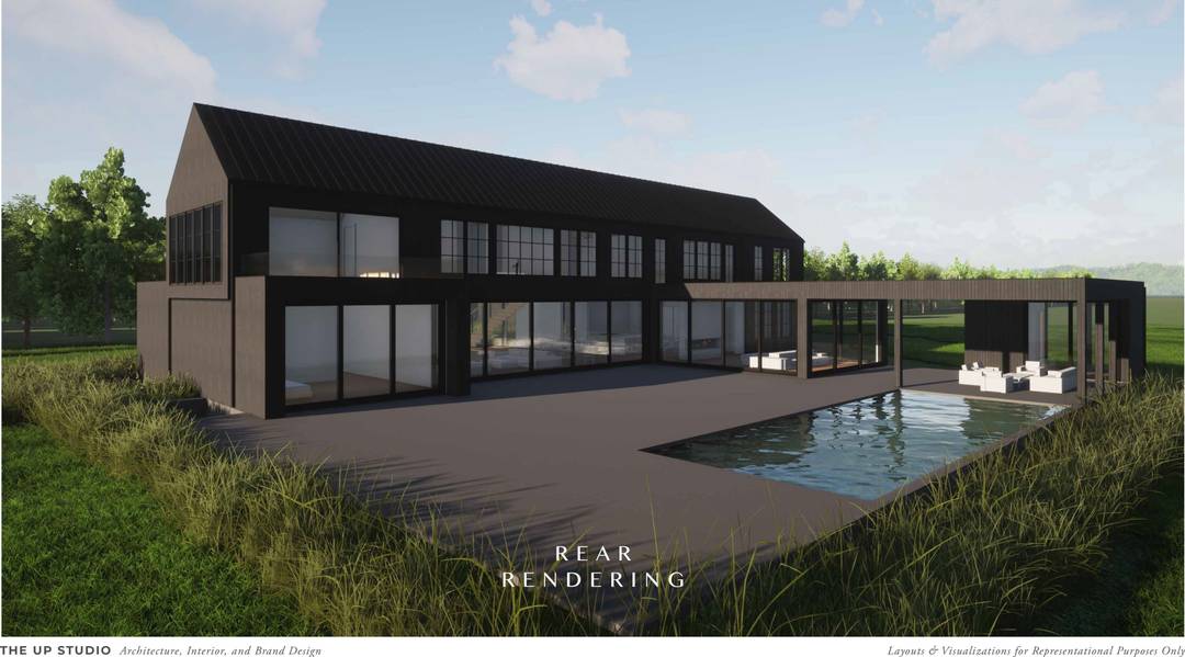 Modern Farm New Construction with Reserve View