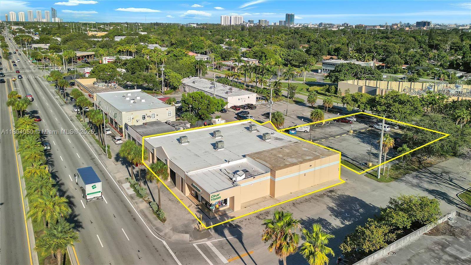 Opportunity to acquire a prime 9, 875 SF corner property on NE 163rd St in North Miami Beach.