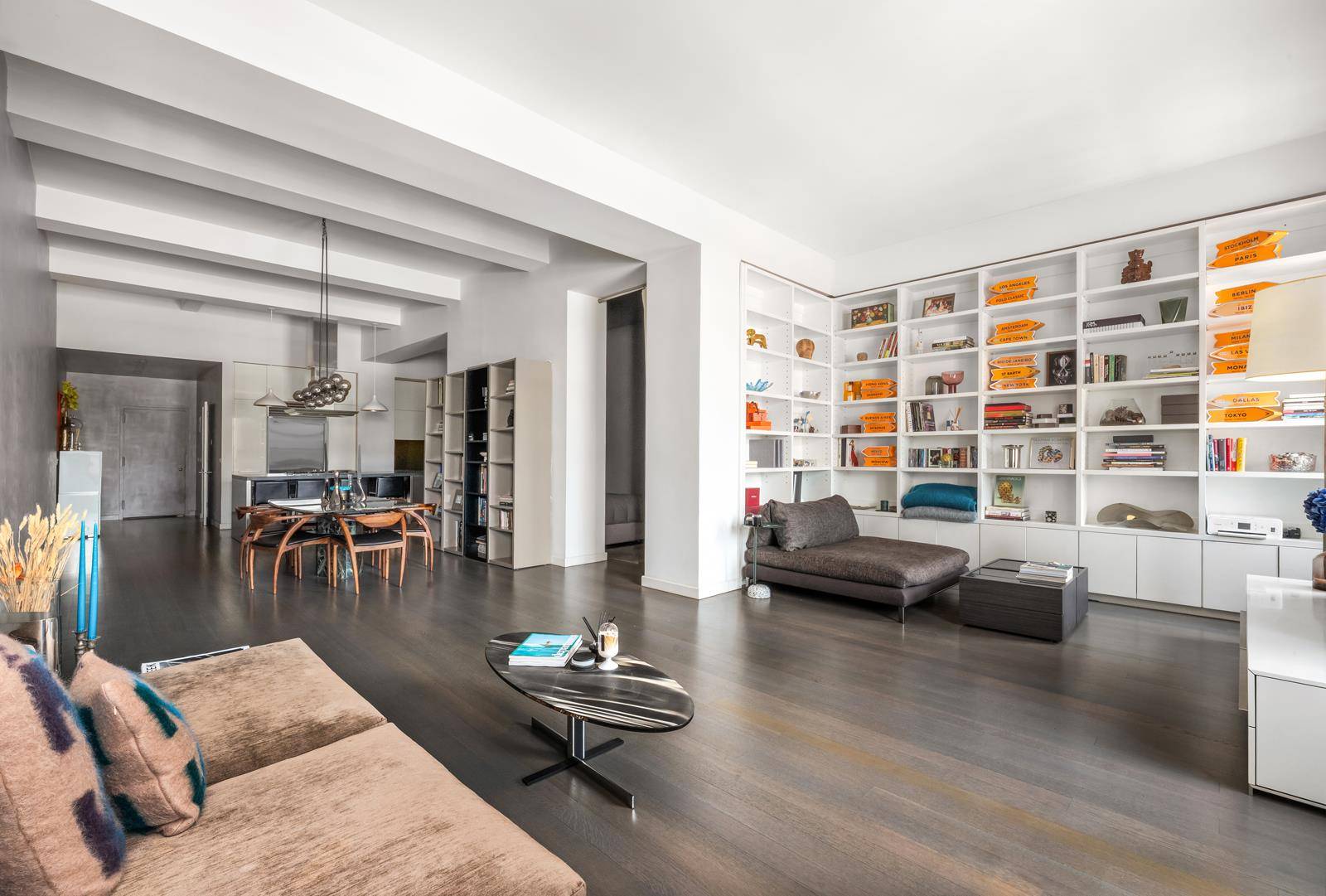 Designer Luxury Loft in a Historic Building worthy of interior magazine editorials.