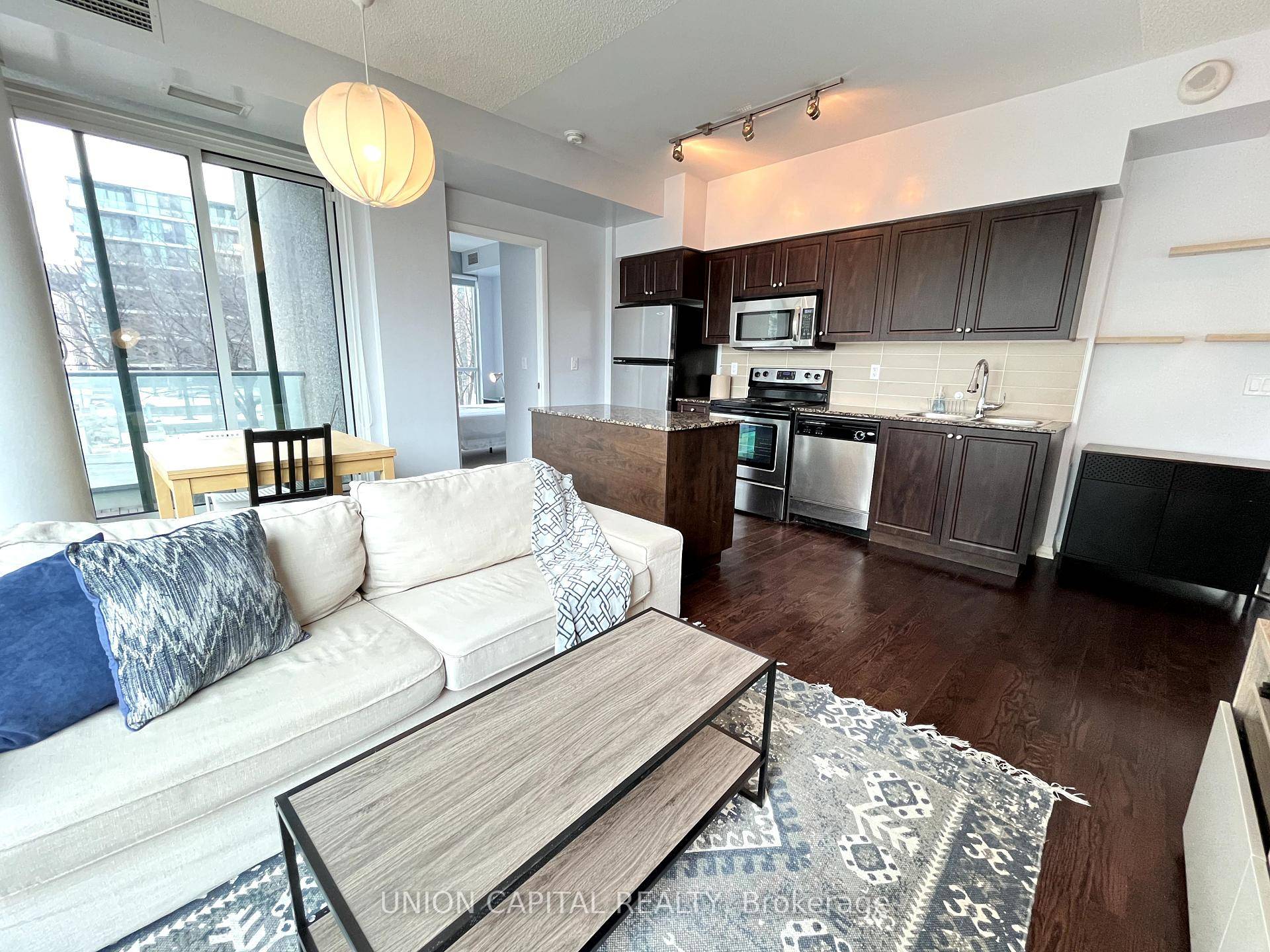 Welcome to this stunning, freshly cleaned, and freshly painted 2 bedroom corner unit that is truly move in ready !