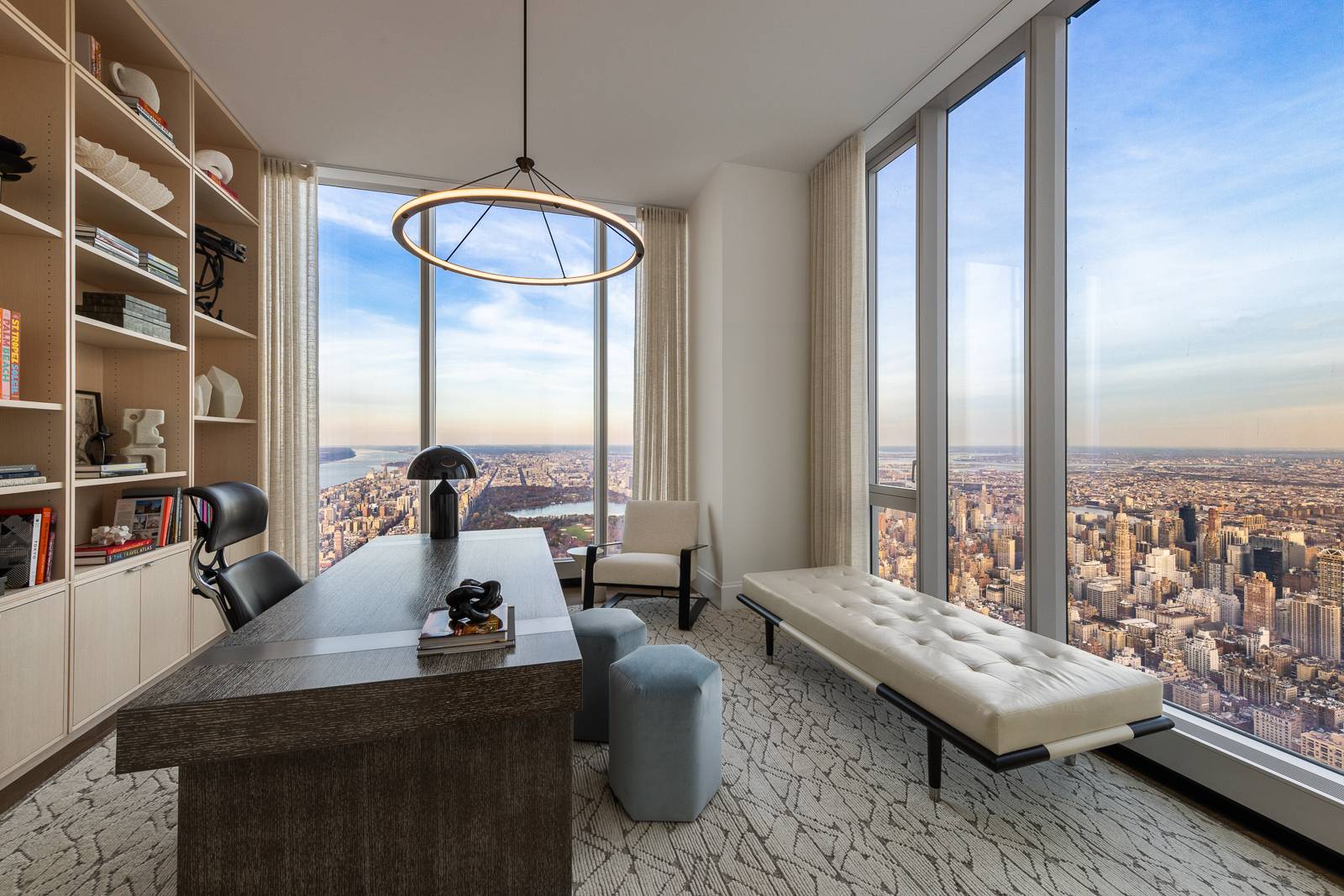 Forever views of Central Park are yours in this exquisite full floor condominium residence at Central Park Tower.