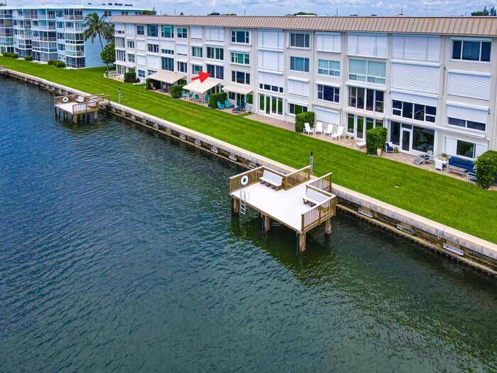 Breathtaking intracoastal views from beautifully renovated condo in this active 55 community.
