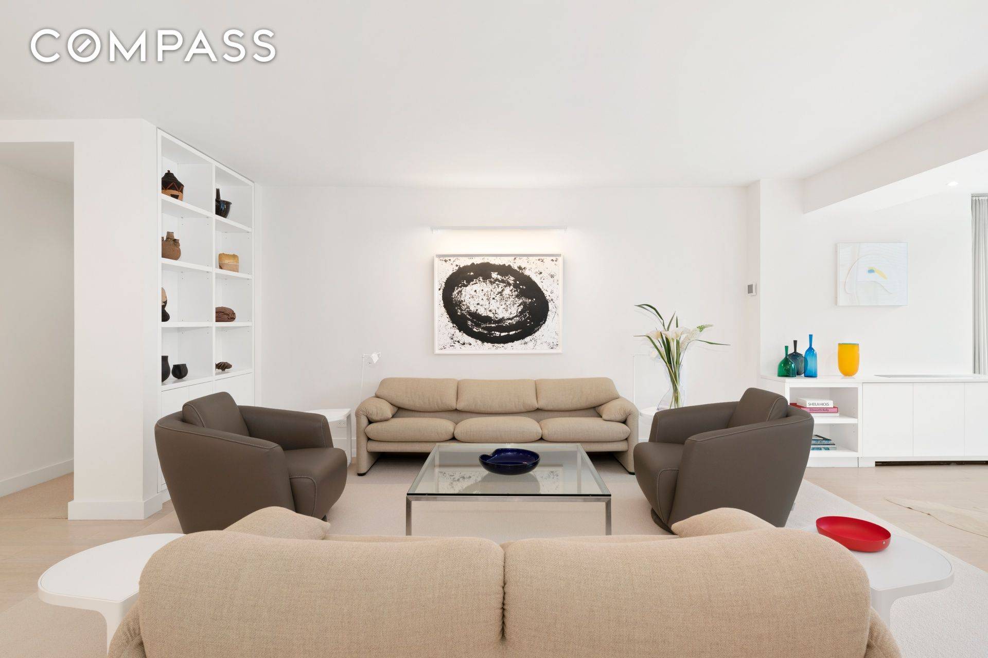 Embrace pristine modern living in this stunning three bedroom, three bathroom co op featuring light and bright interiors, exceptional storage, and open sky views in a full service postwar building.