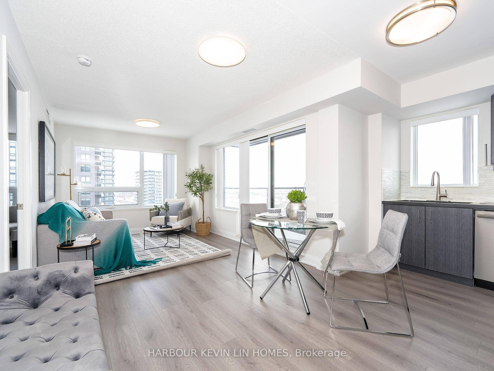 Welcome To This Rare Find Corner Unit With Unobstructed Park Views On The 19th Floor Of Riverwalk East By Times Group In Downtown Markham.