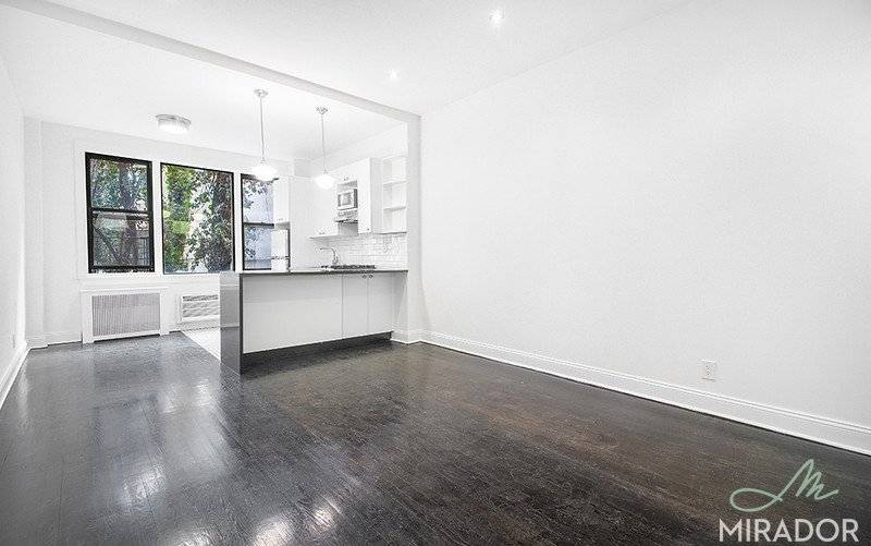 Fantastic new studio apartment with separate dressing room located in a boutique elevator building in the heart of SoHo.