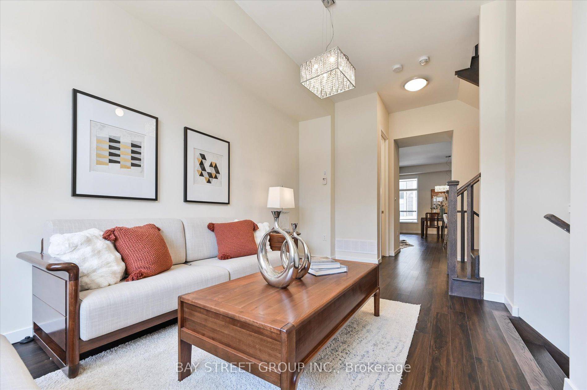 This Stunning Freehold Townhouse END UNIT Offers Approximately 2430sqft of Luxurious Living Per Builder's Plan.