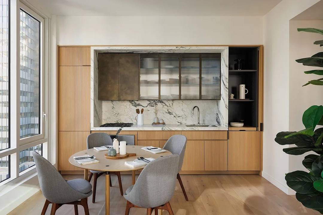 Residence 20B is a well proportioned two bedroom home at Monogram New York, with interiors designed by Neri amp ; Hu.