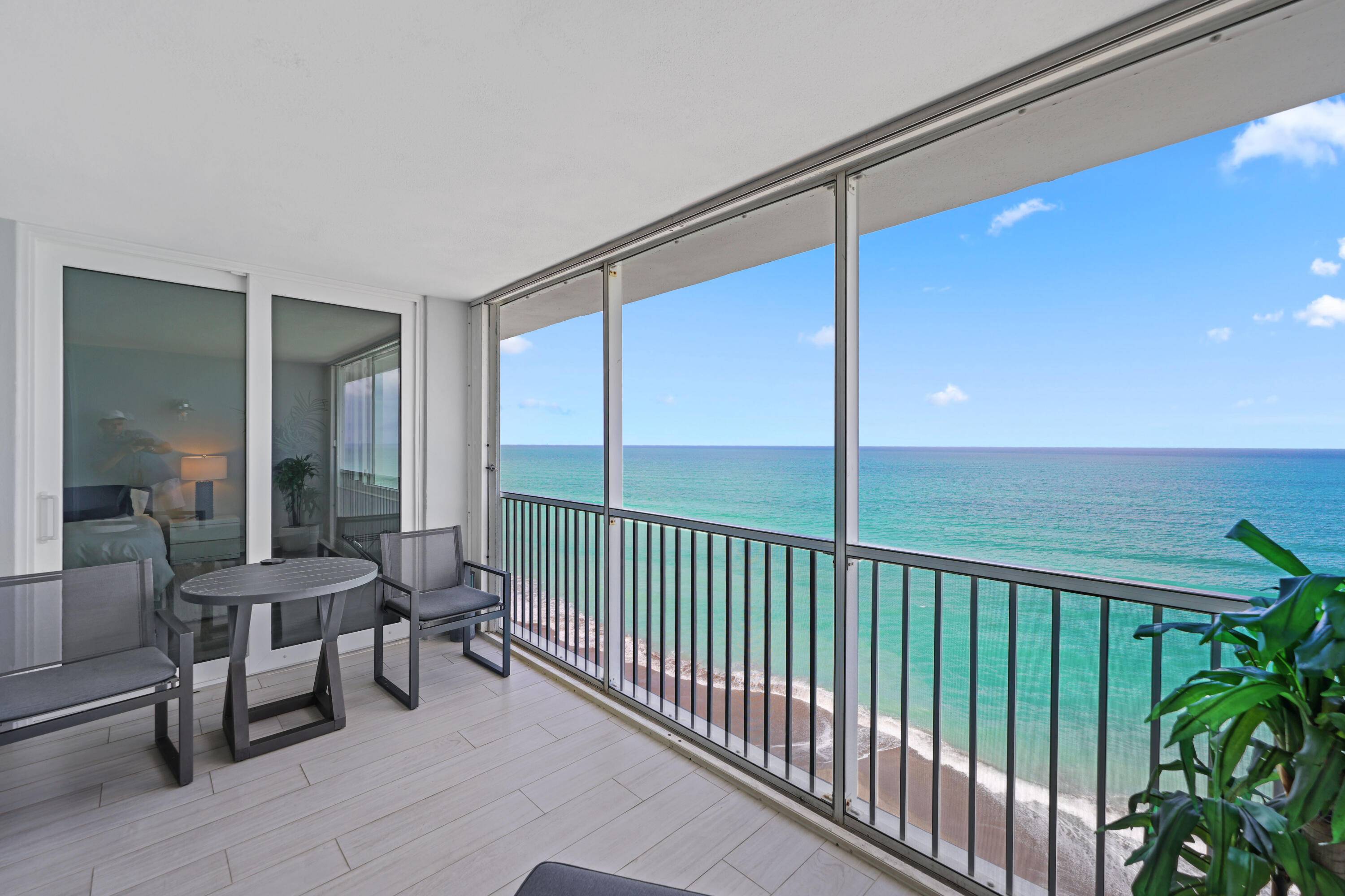 Beautifully renovated 2BR 2BA oceanfront condo''On The Sand''in Juno Beach fully furnished.
