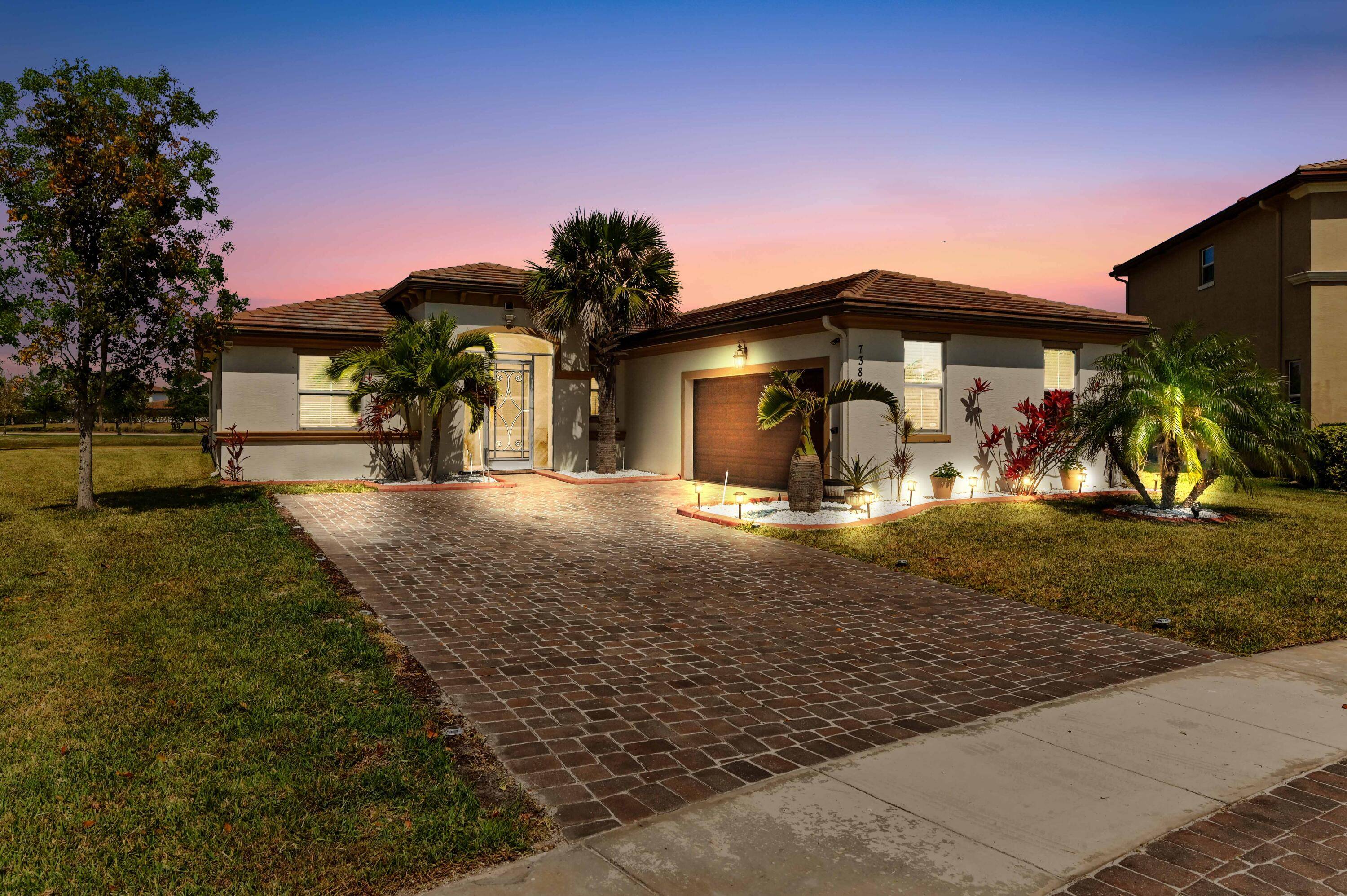 Welcome to this beautifully maintained single family home in the desirable gated community of Copper Creek in Port St.