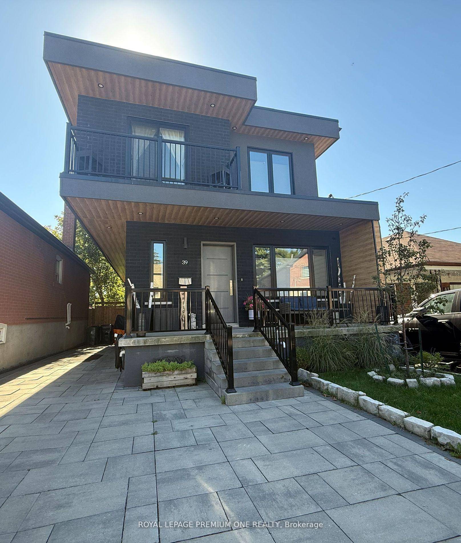 Enjoy a recently renovated basement apartment with 2 separate entrances, 1 bedroom plus den plus storage galore !