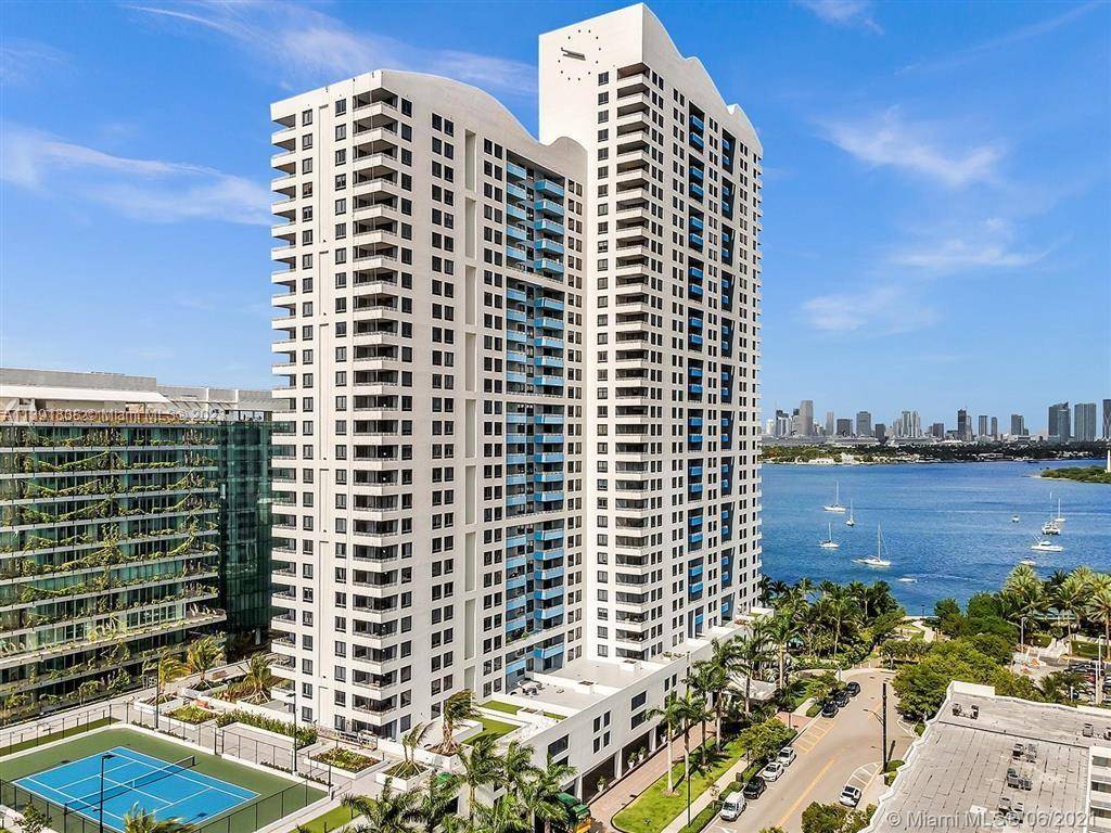 This beautifully appointed two bedroom apartment has stunning views of Biscayne Bay and downtown Miami from a large balcony at the prestigious Waverly in South Beach.
