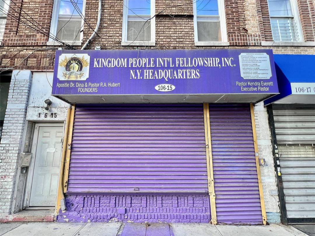 Two of 3 bedroom apartments and one prime ground floor commercial space 1, 100 sq ft retail storefront.