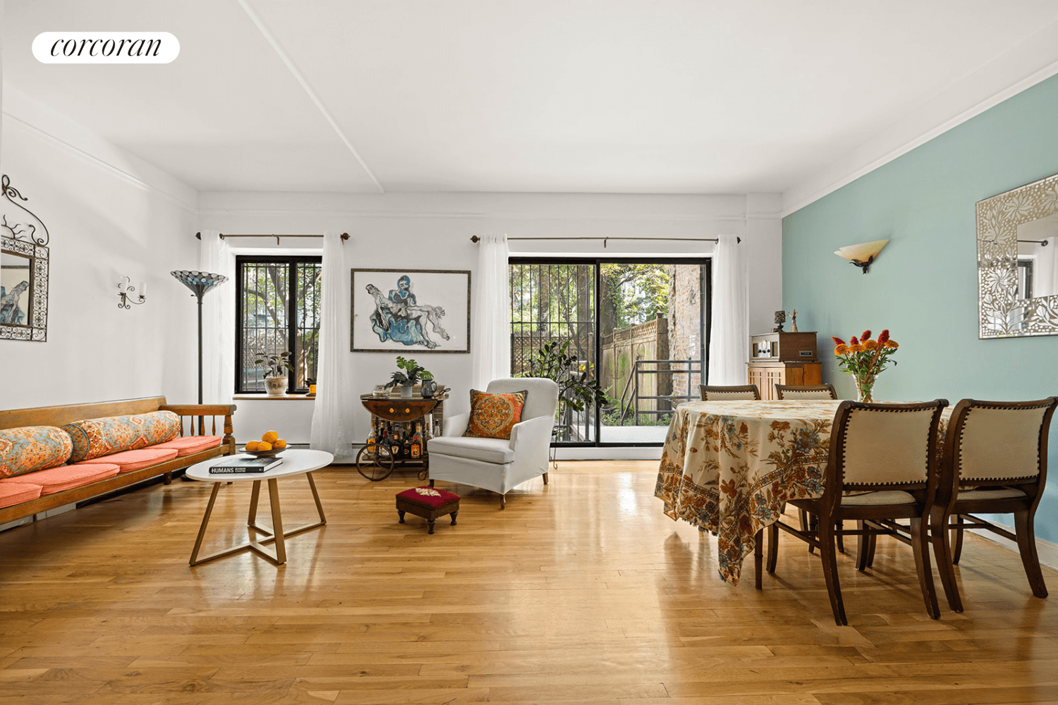 A duplex apartment with private garden in the heart of Park Slope's vibrant center can now be yours.