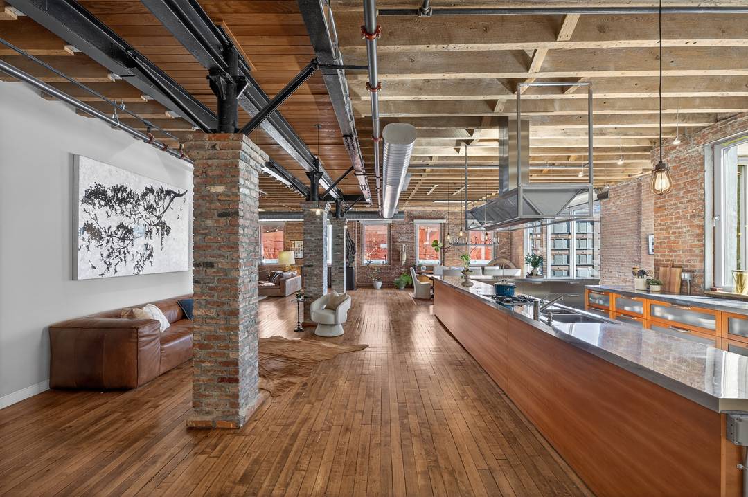 Scale, light, character and authenticity blend perfectly to present this West Chelsea loft condominium.