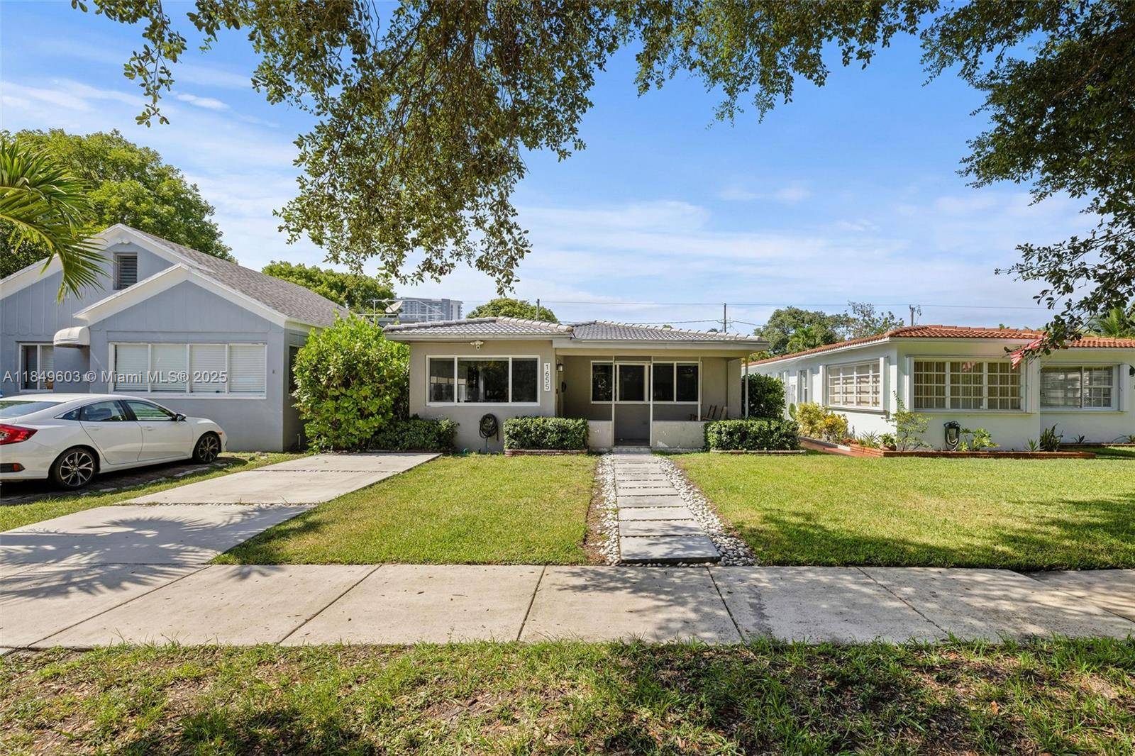Beautifully renovated one story home in desirable Hollywood, Florida !