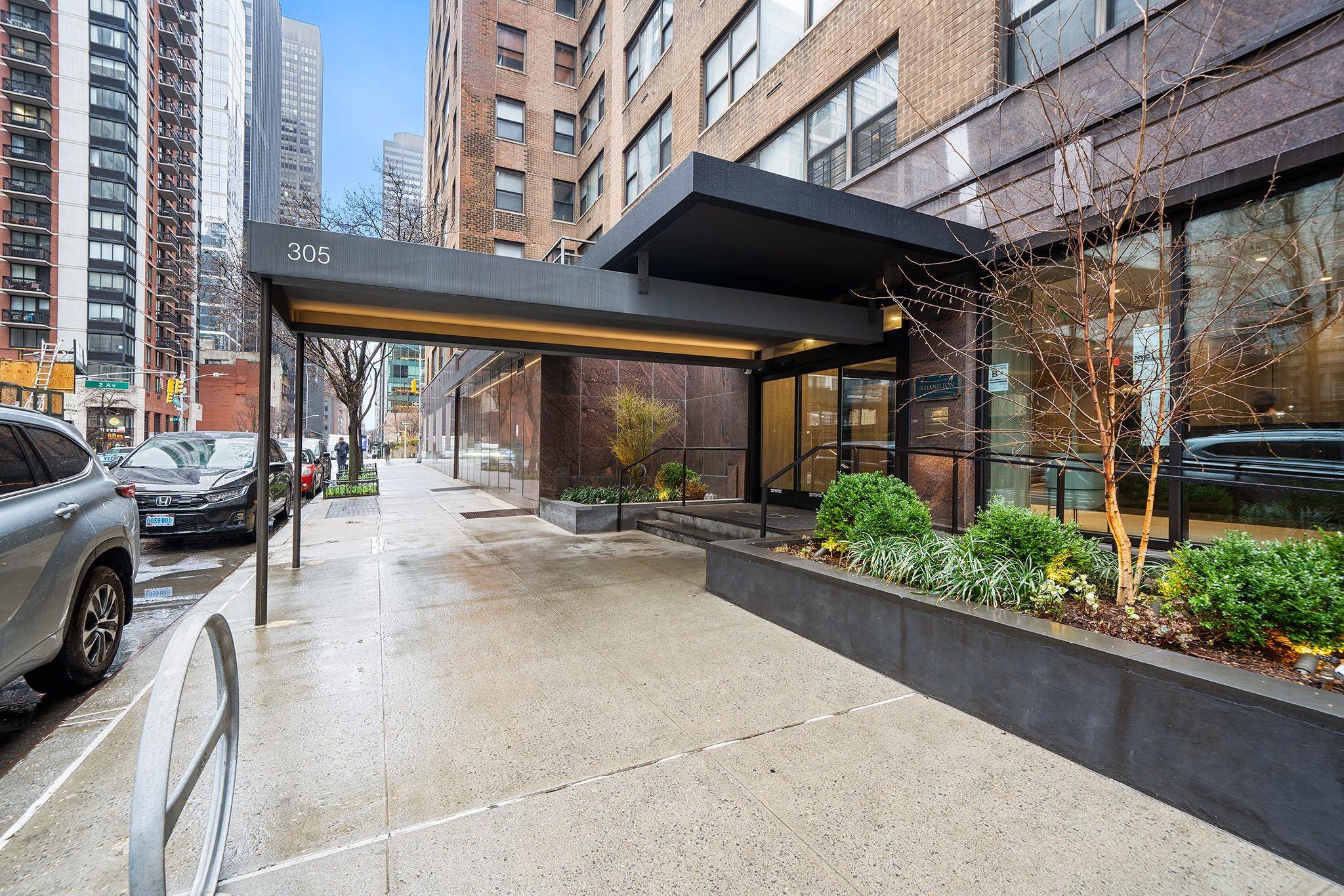 This beautifully renovated, quiet, and spacious studio offers exceptionally LOW maintenance fees.