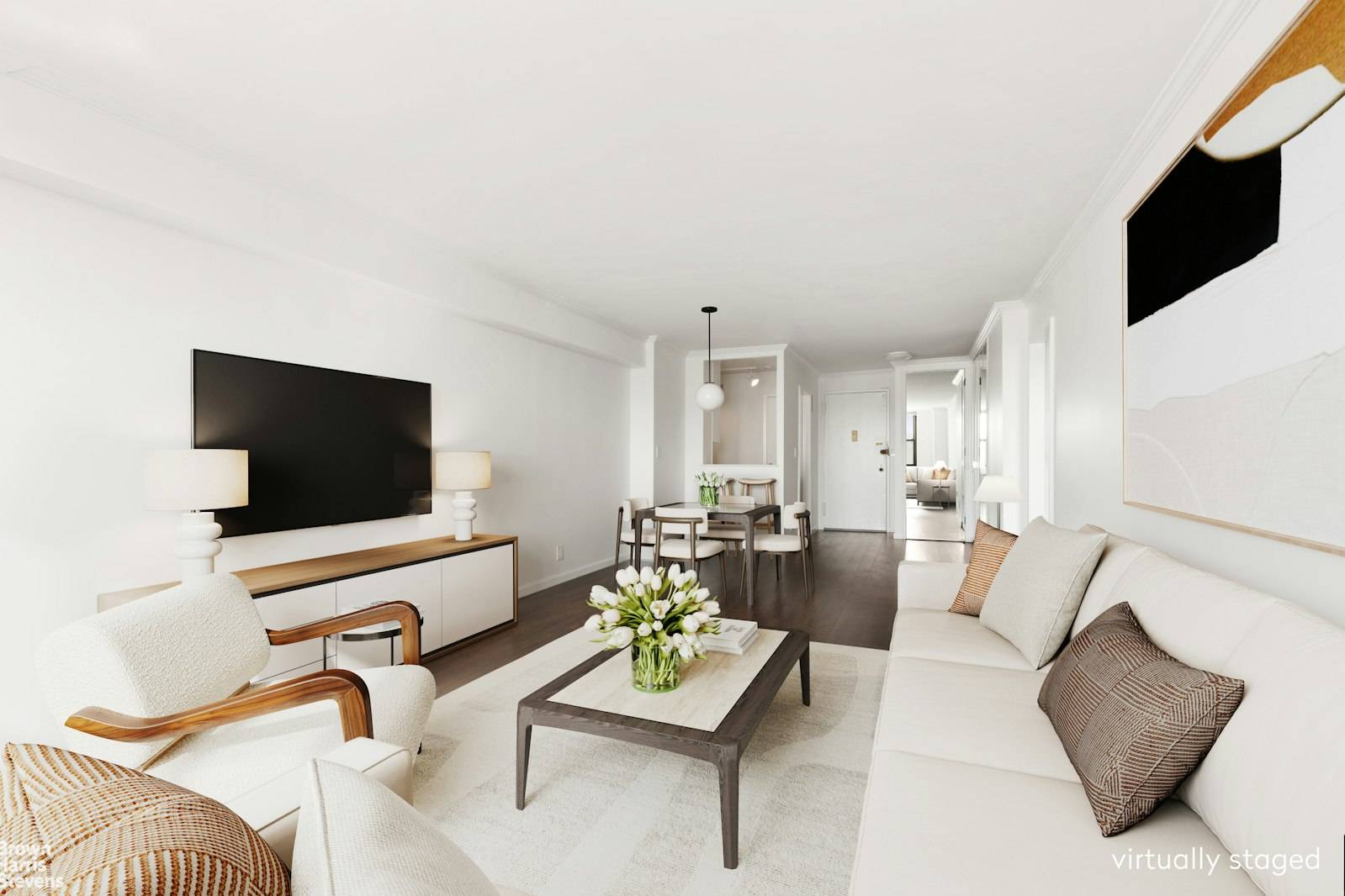 High above the city on the 27th floor of the esteemed co op at 444 East 86th Street sits this sun drenched, south facing, and generously proportioned one bedroom residence.