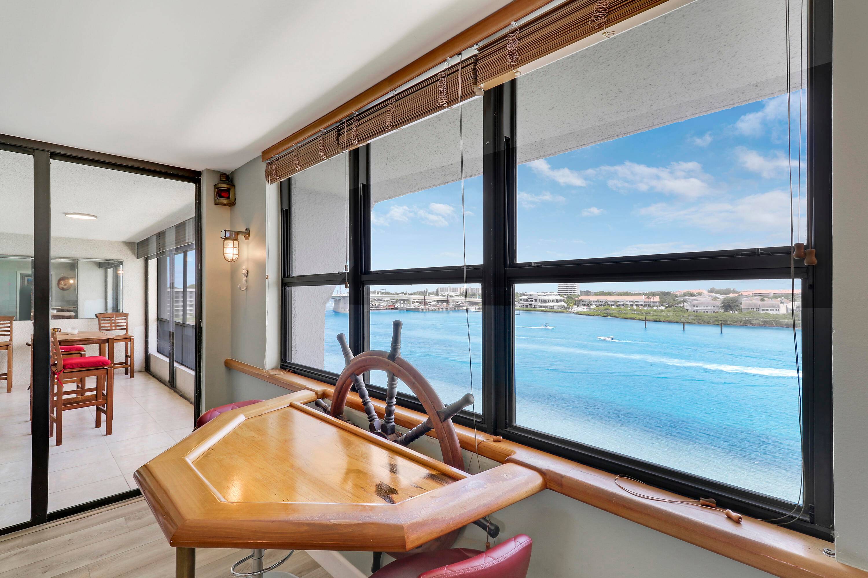 Amazing unobstructed views of blue water tides, ocean and river, sunrise and sunsets.