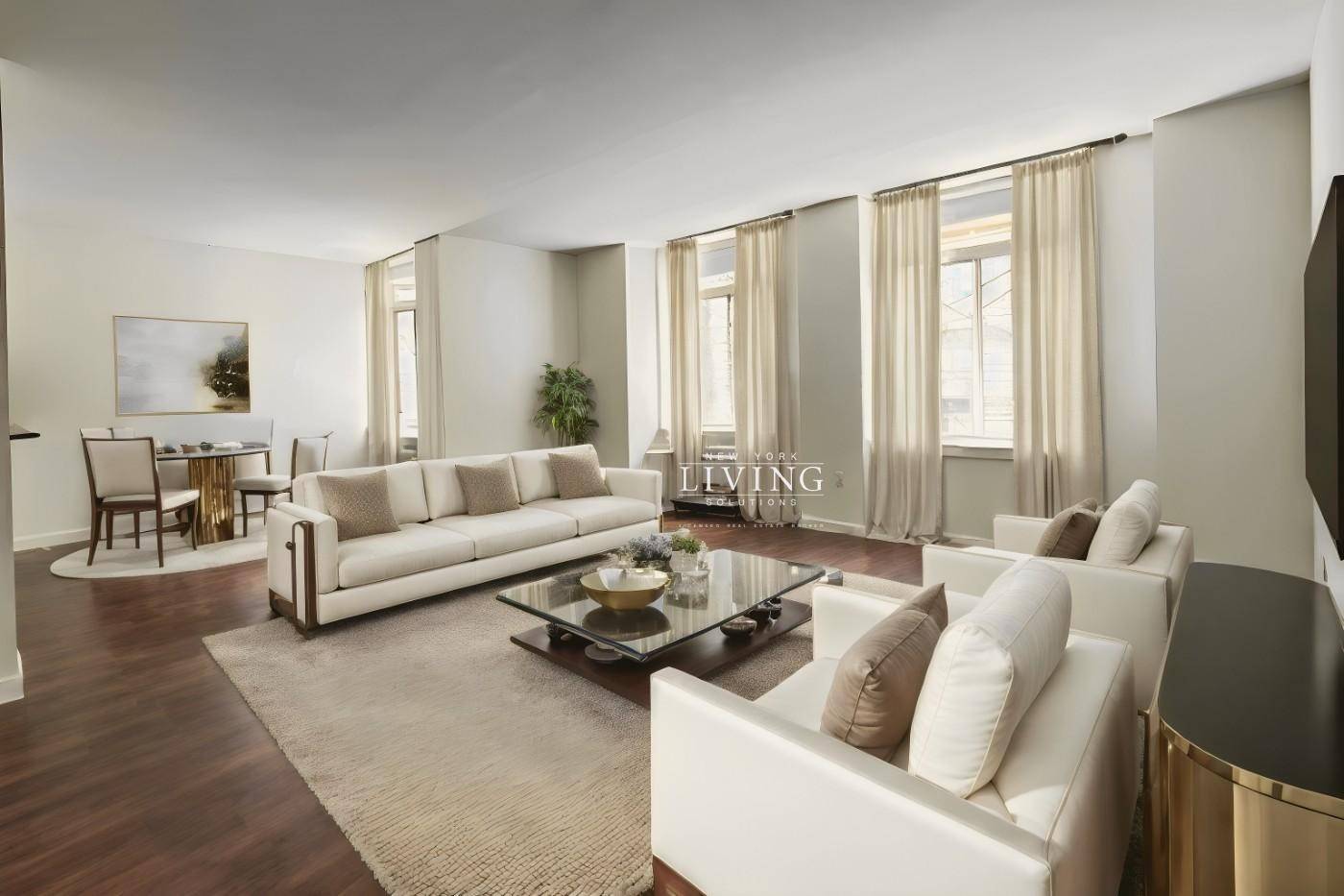 Luxury Living at 100 John in the Heart of the Financial District Large Layout, Can easily convert to a 3 bedroom, Experience the pinnacle of sophistication with this massive studio ...