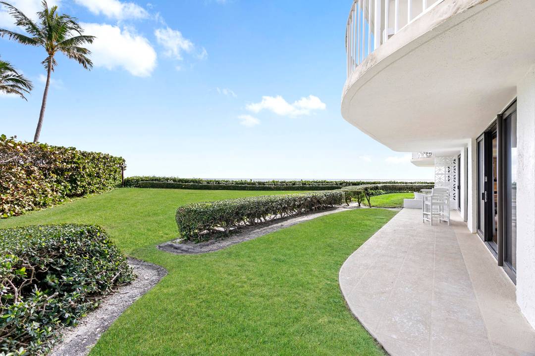 Beautifully maintained 2BA 2BA fully furnished seasonal rental with ocean views from your private wrap around balcony and lawn.