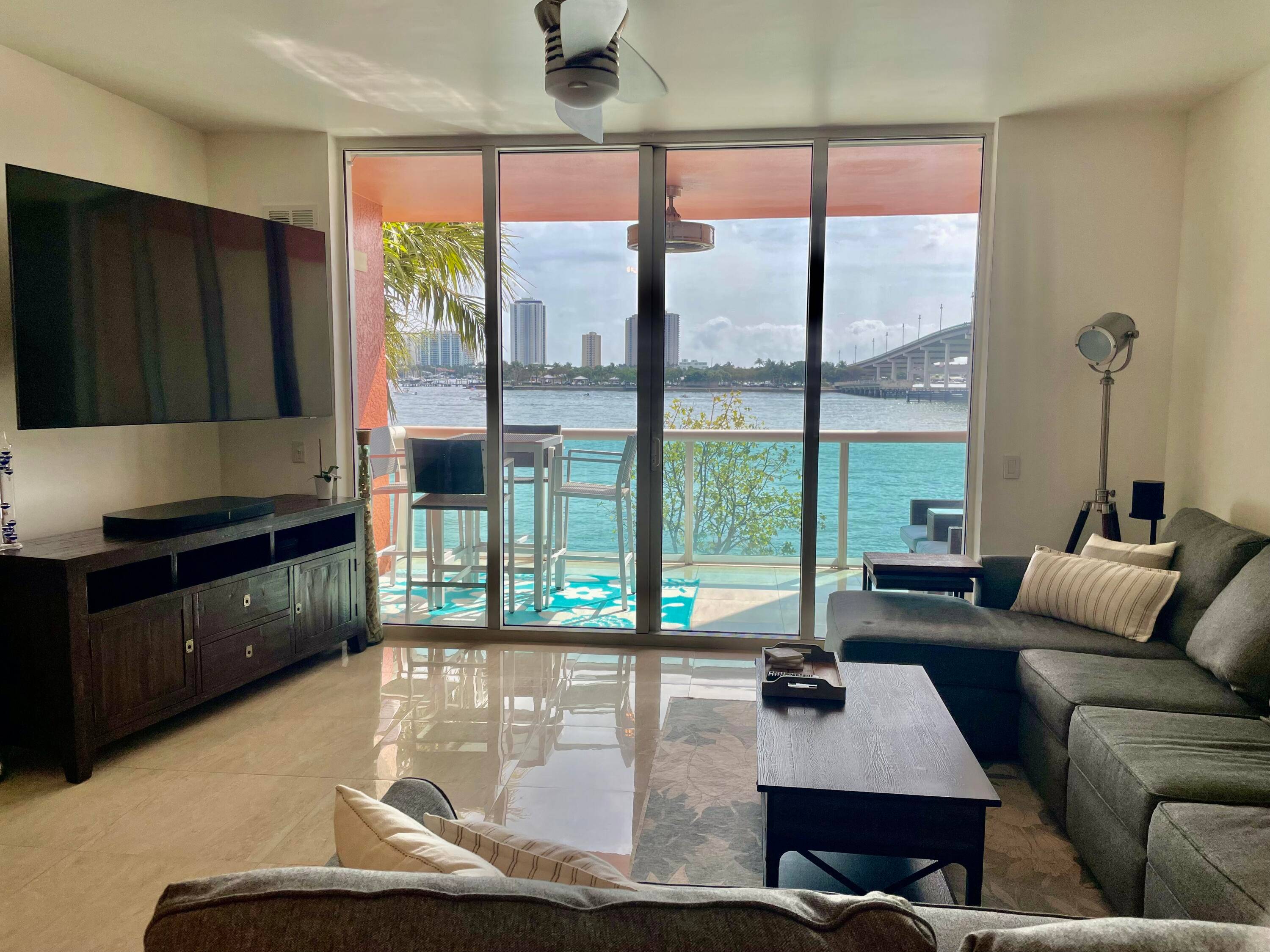Enjoy the morning sunrises from this beautiful and conveniently located unit with direct east intracoastal views.