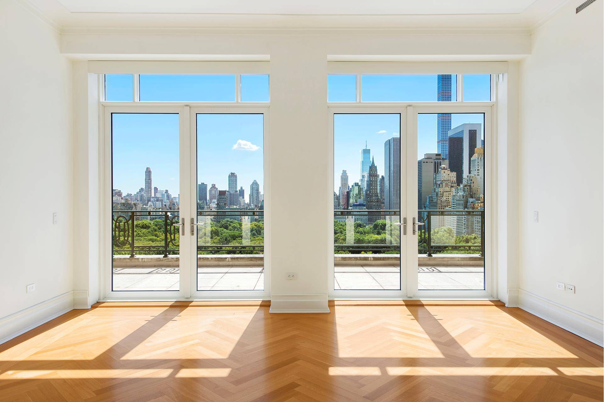 NYC's Most Prestigious New Offering 15 Central Park West Palatial Penthouse Duplex near the top of the House.