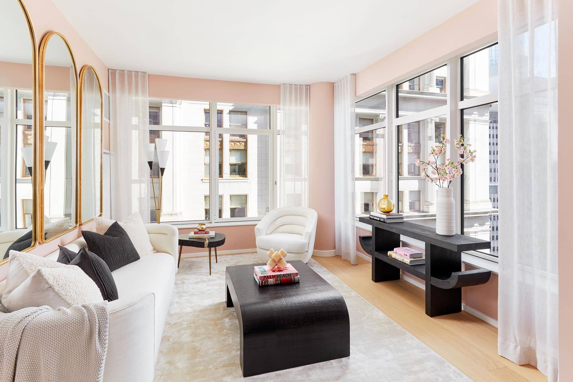 Spacious corner 1 bed 1. 5 baths with a walk in closet.