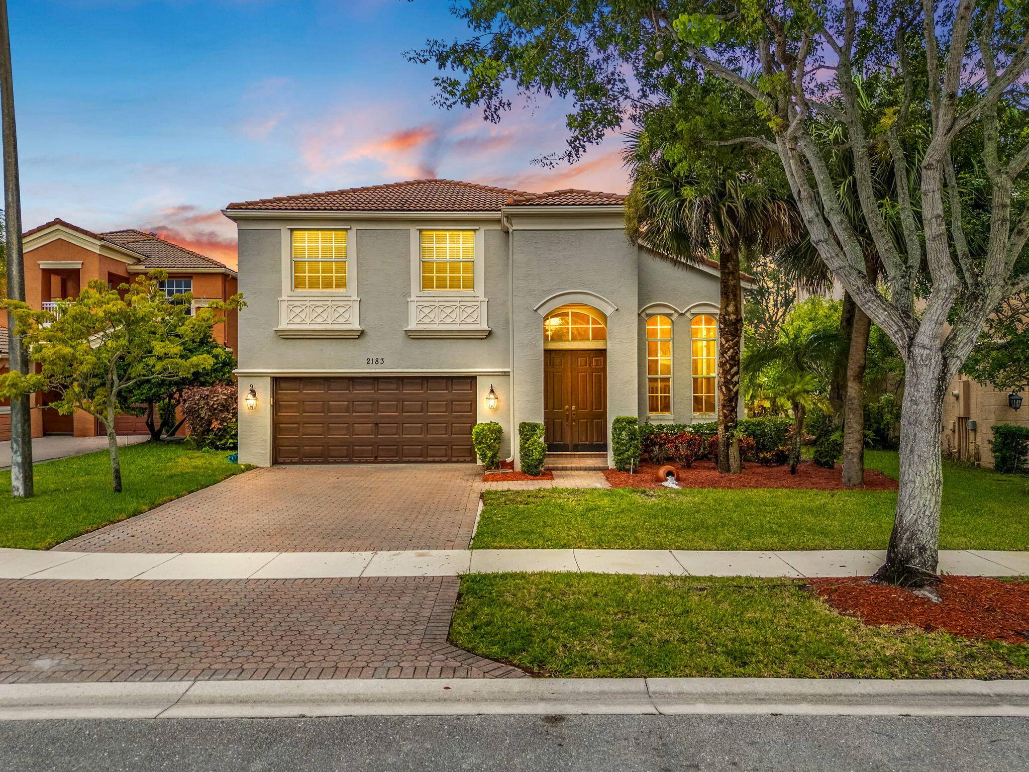 Welcome to this beautiful Mediterranean style 4 bedroom 3 bathroom home located in the highly sought after gated community of Olympia in Wellington.