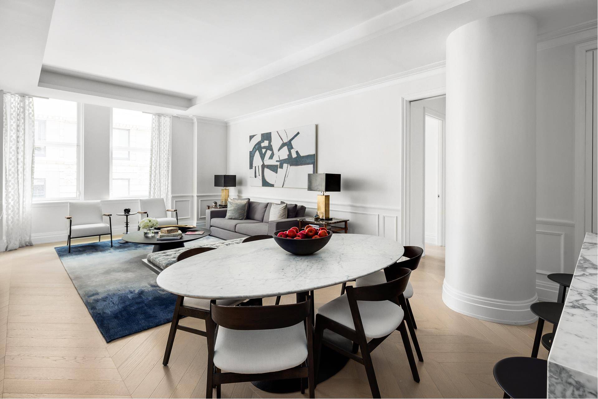 Paying homage to the most coveted elements of an architectural masterpiece at 108 Leonard, ornamental majesty and historic provenance are leveraged anew with fresh modern forms and contemporary design priorities.