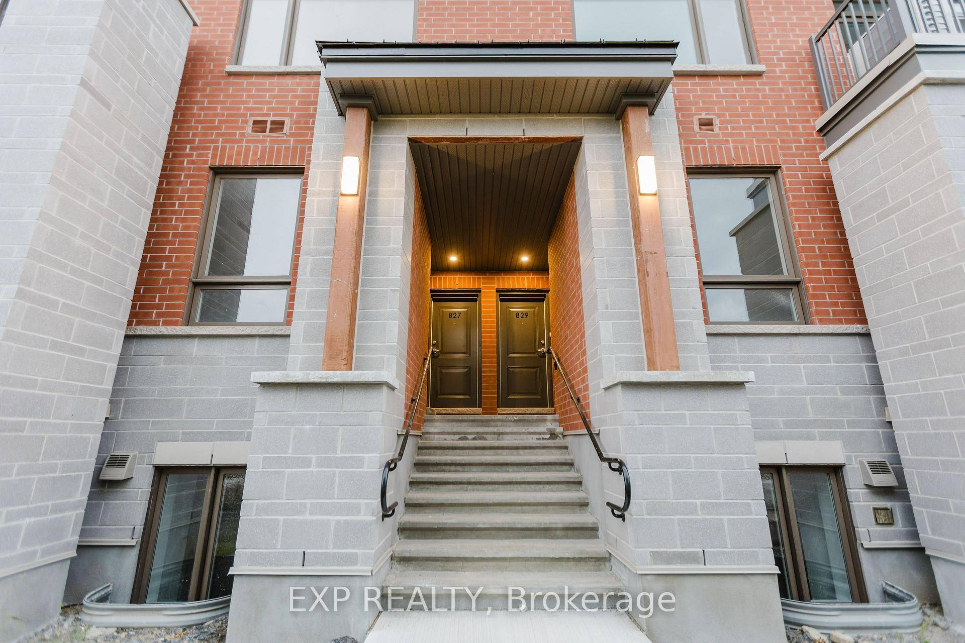 Spacious upper stacked end unit corner home offering an open concept layout with a private walk out balcony, dining area, modern kitchen, main floor powder room, and a versatile nook ...